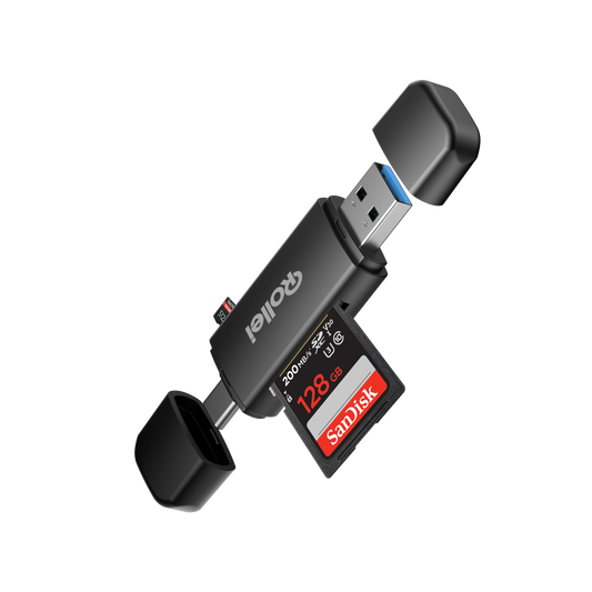 2-in-1 Kartenlesegerät | SD & microSD