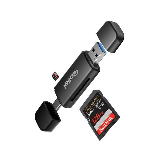 2-in-1 Kartenlesegerät | SD & microSD